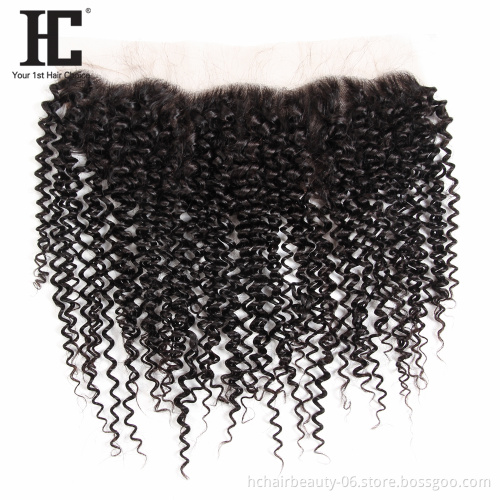 Wholesale Kinky Curly Bundles With Frontal Remy Human Hair Bundles With Closure Brazilian Hair Weave Bundles With Closure